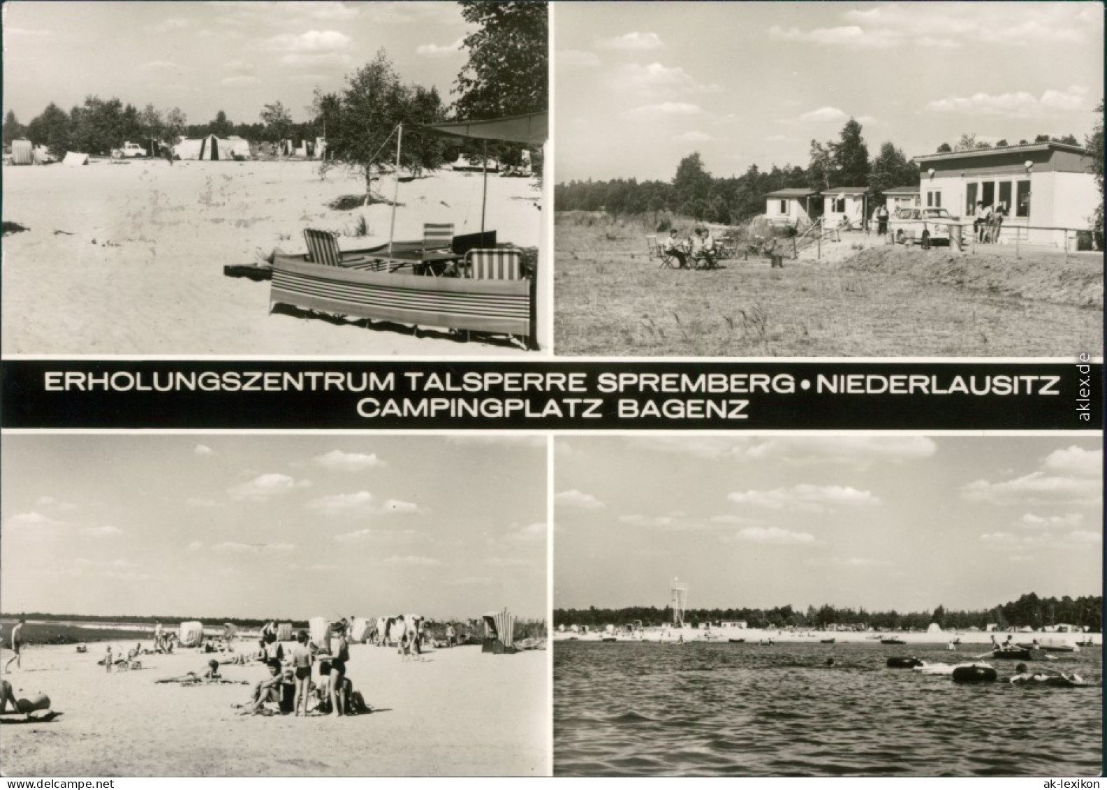 Spremberg Grodk Talsperre - Erholungszentrum - Campingplatz Bagenz 1975  - Spremberg