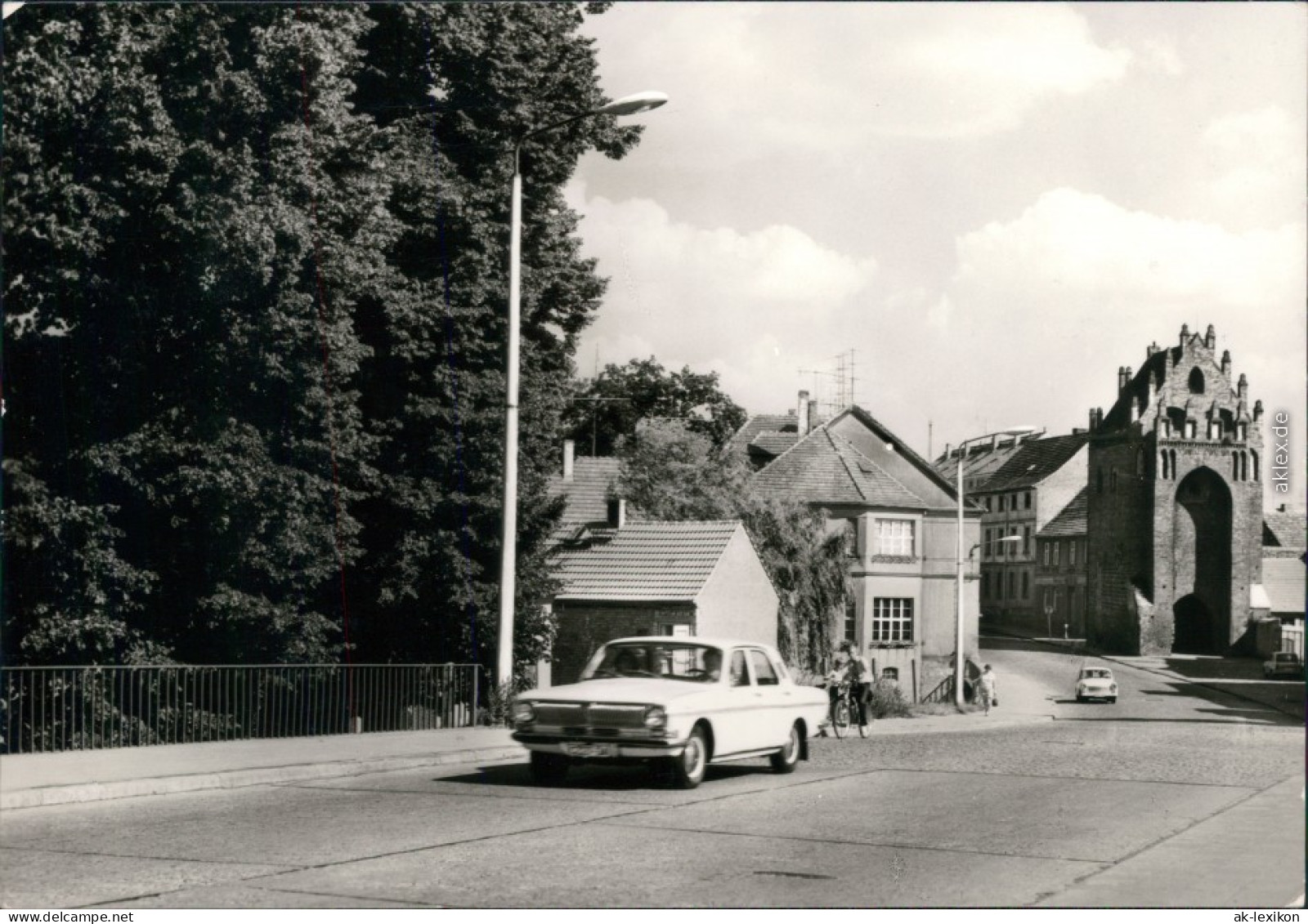 Ansichtskarte Templin Blick Zum Mühlentor - Auto 1977  - Templin