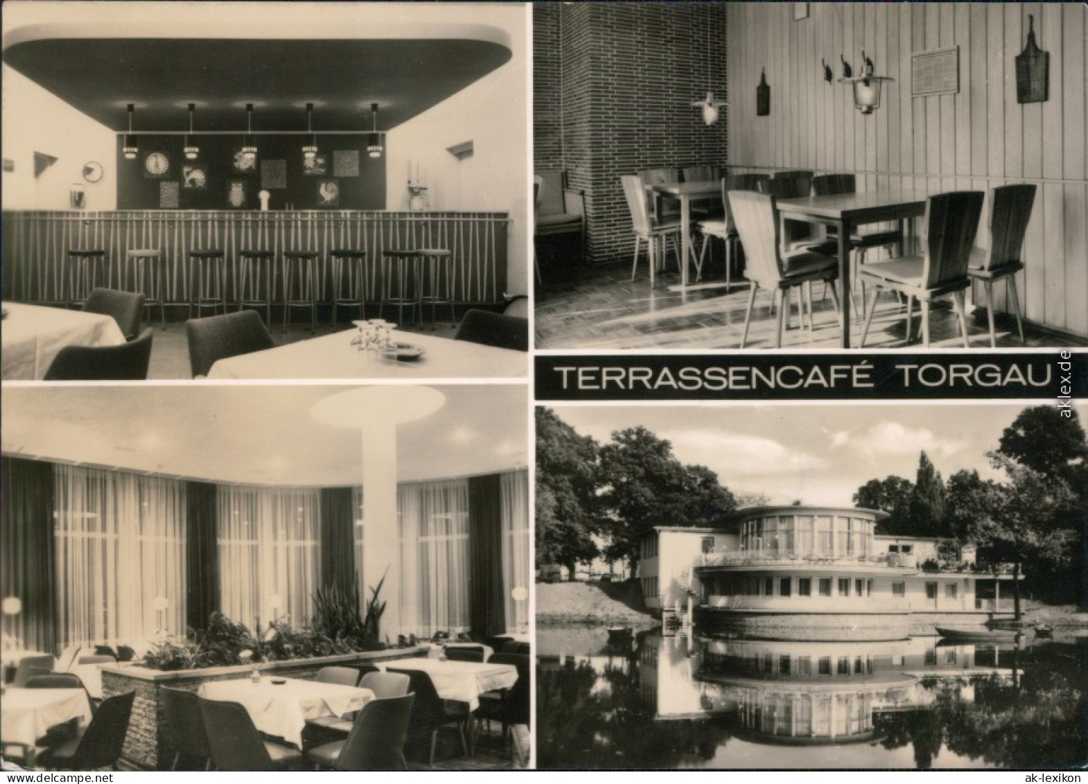 Ansichtskarte Torgau Terrassencafé 1972 - Torgau