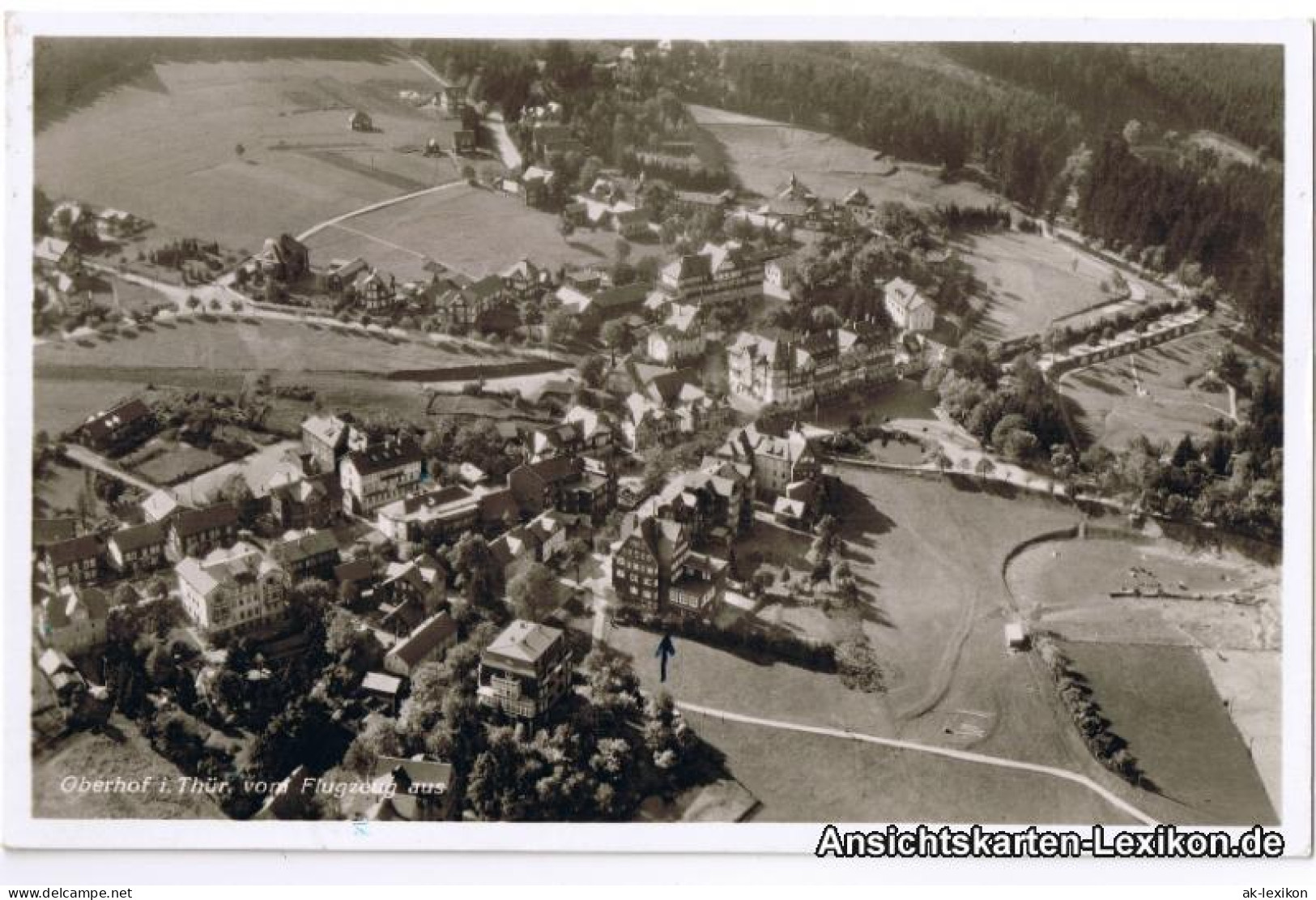 Ansichtskarte Oberhof (Thüringen) Luftbild 1941 - Oberhof