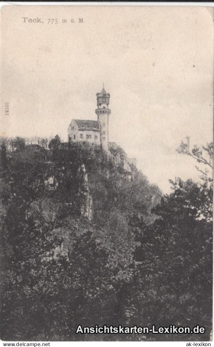 Ansichtskarte Kirchheim Unter Teck Burg Teck 1905 - Kirchheim