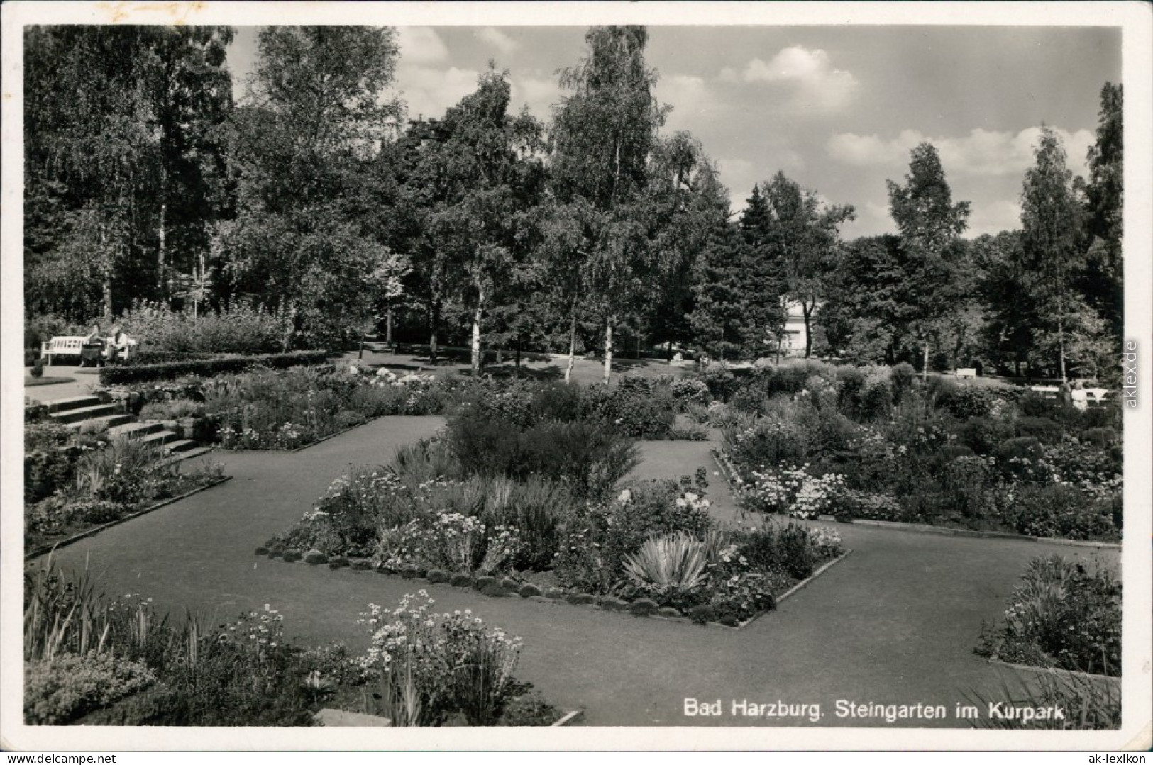 Ansichtskarte Ansichtskarte Bad Harzburg Steingarten Im Kurpark 1934 - Bad Harzburg