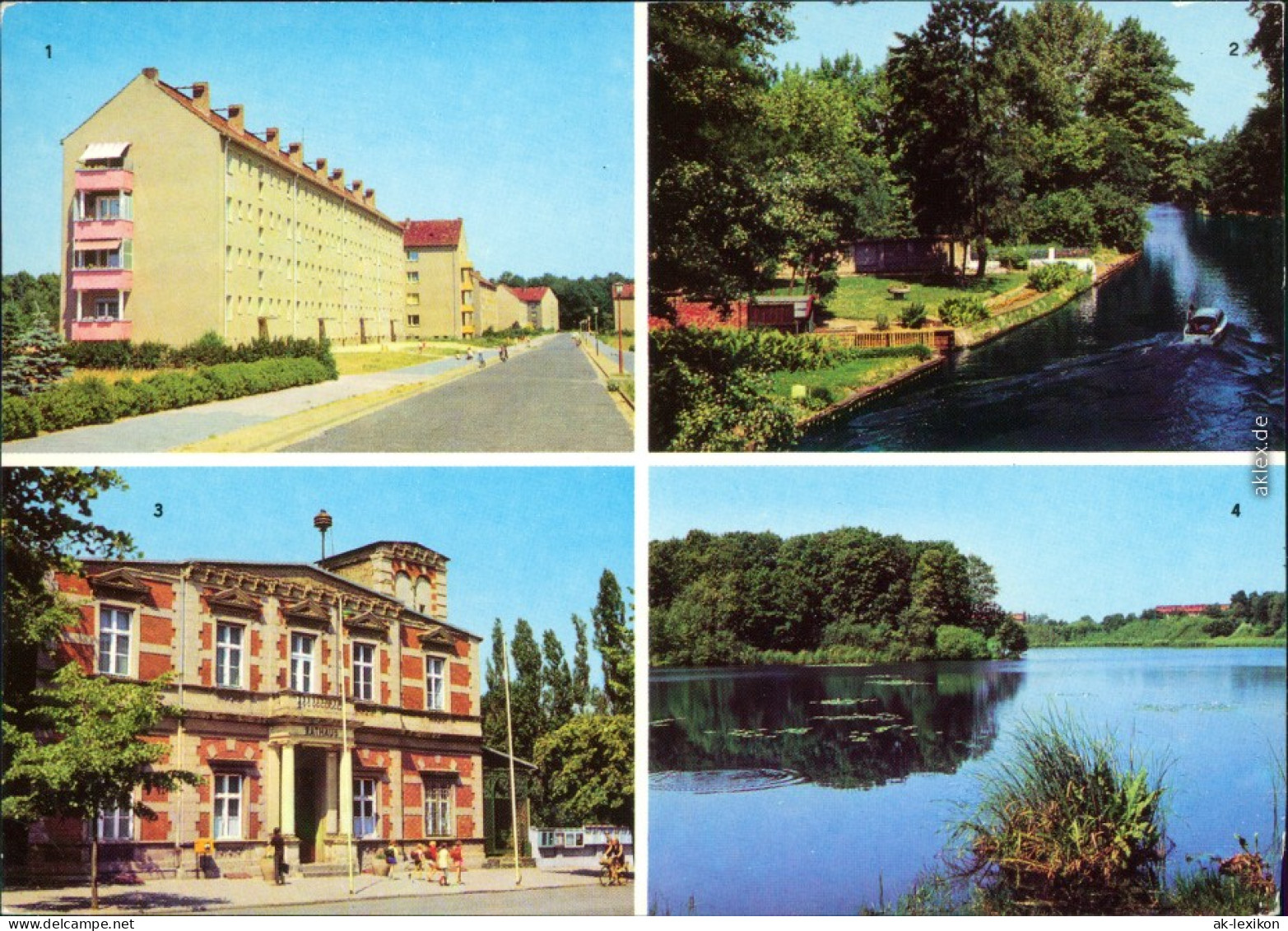 Erkner Neubauten (Am Kurpark), Löcknitzidyll, Rathaus, Am Karutzsee 1980 - Erkner