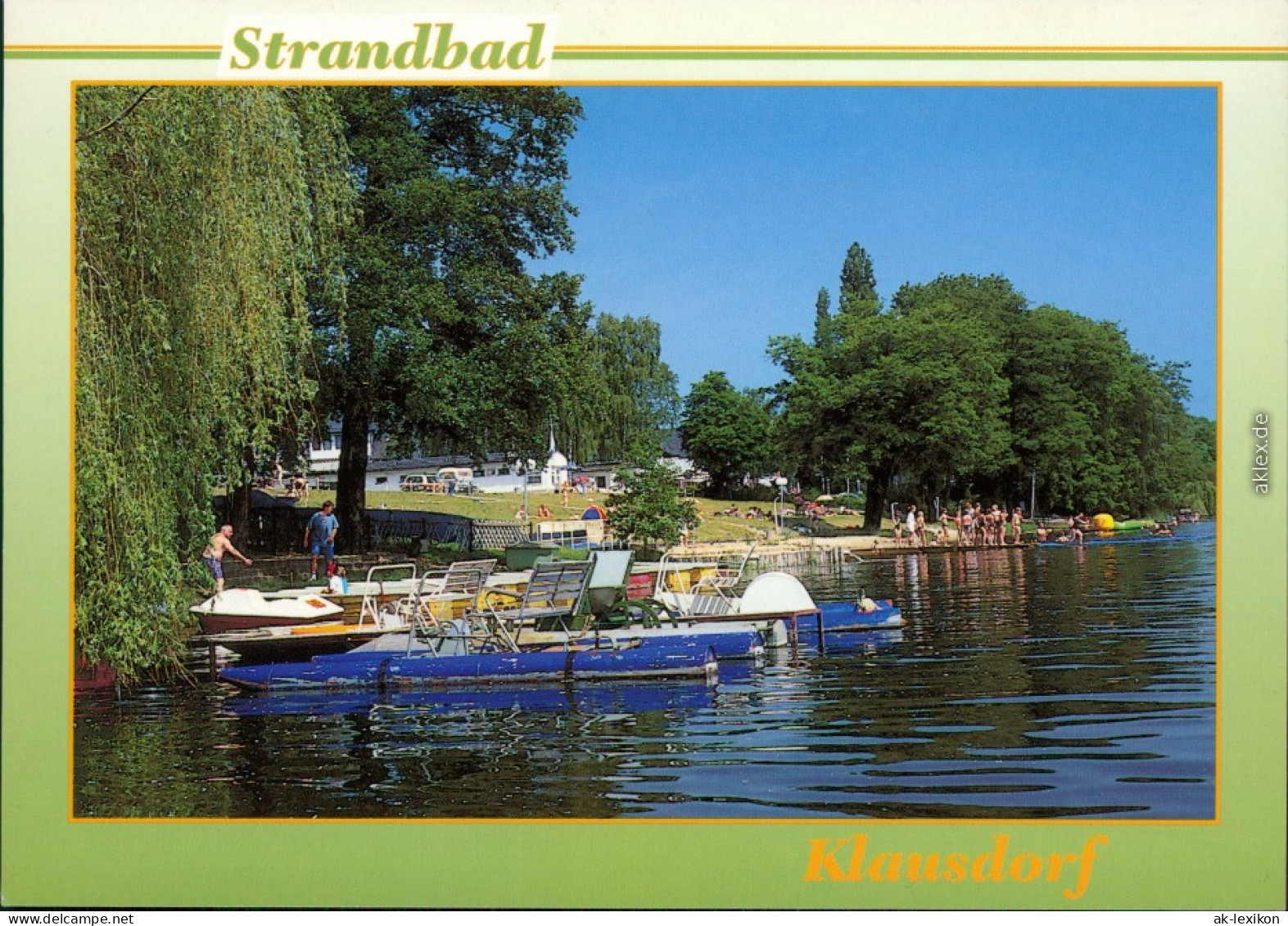 Ansichtskarte Klausdorf-Am Mellensee Strandbad Mit Booten 1995 - Klausdorf