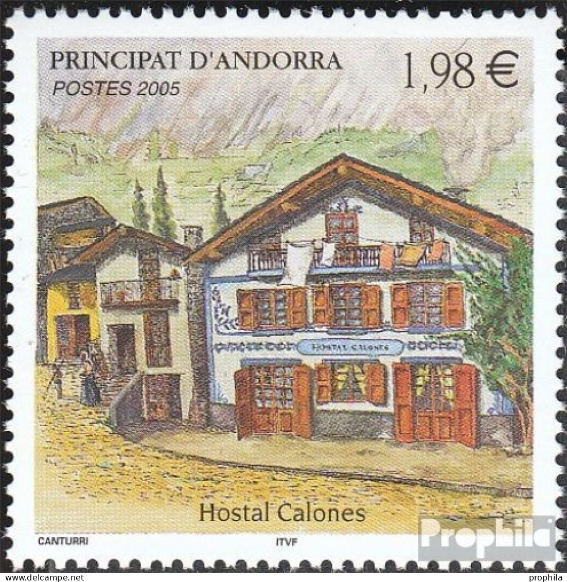 Andorra - Französische Post 637 (kompl.Ausg.) Postfrisch 2005 Calones - Ungebraucht