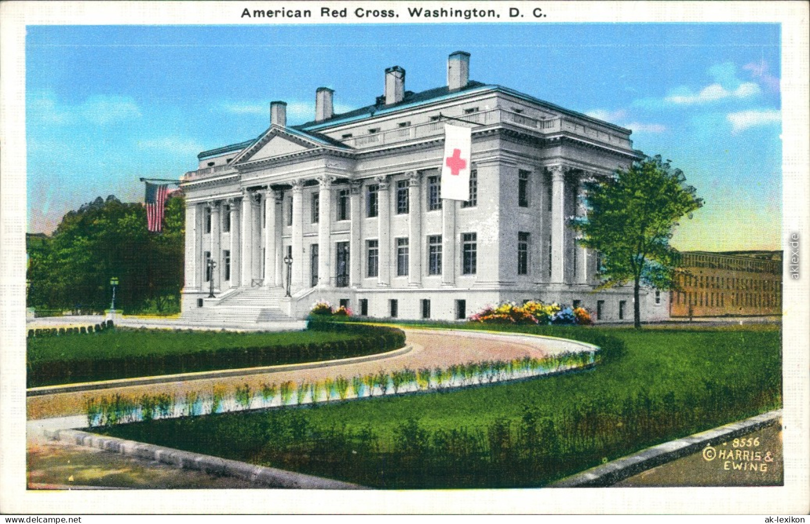 Ansichtskarte Washington D.C. American Red Cross/Amerikanische Rote Kreuz 1929 - Washington DC