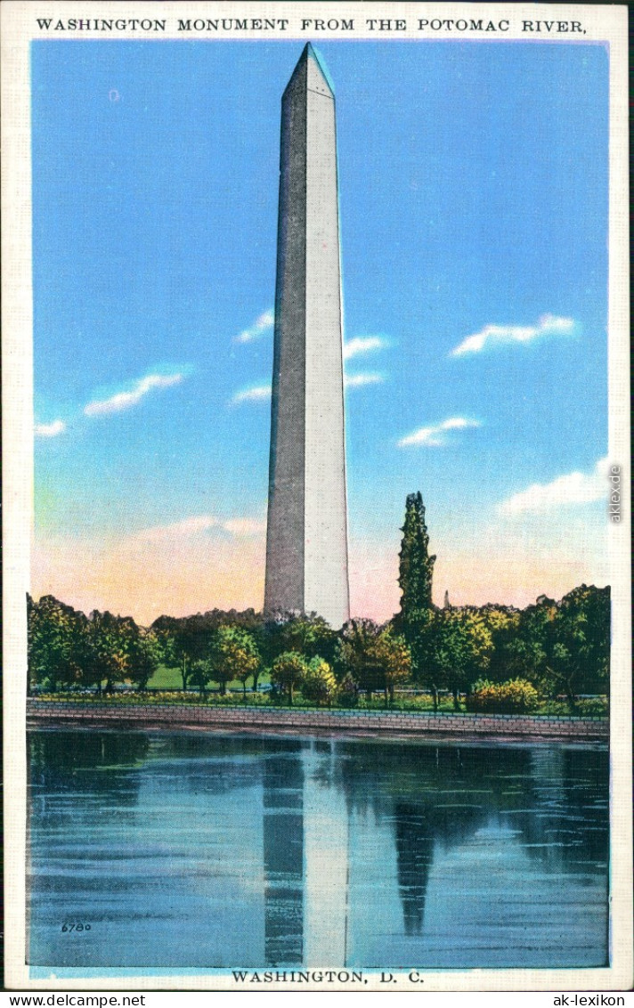 Ansichtskarte Washington D.C. Monument 1929 - Washington DC