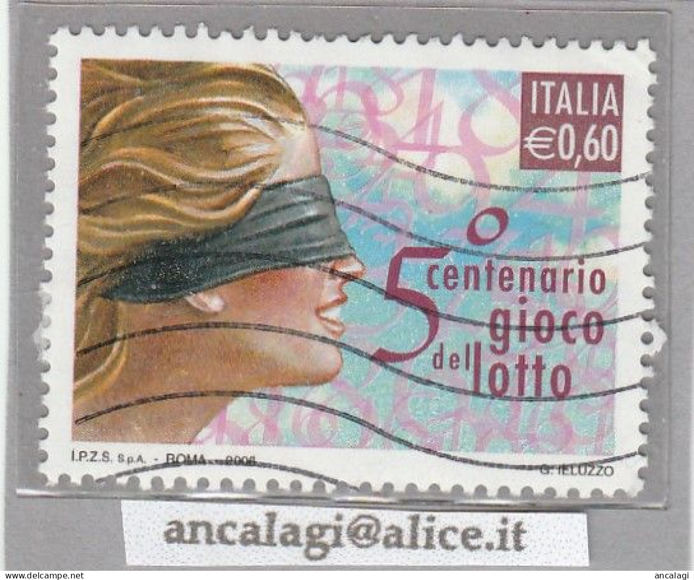 USATI ITALIA 2006 - Ref.1029 "GIOCO DL LOTTO" 1 Val. - - 2001-10: Gebraucht