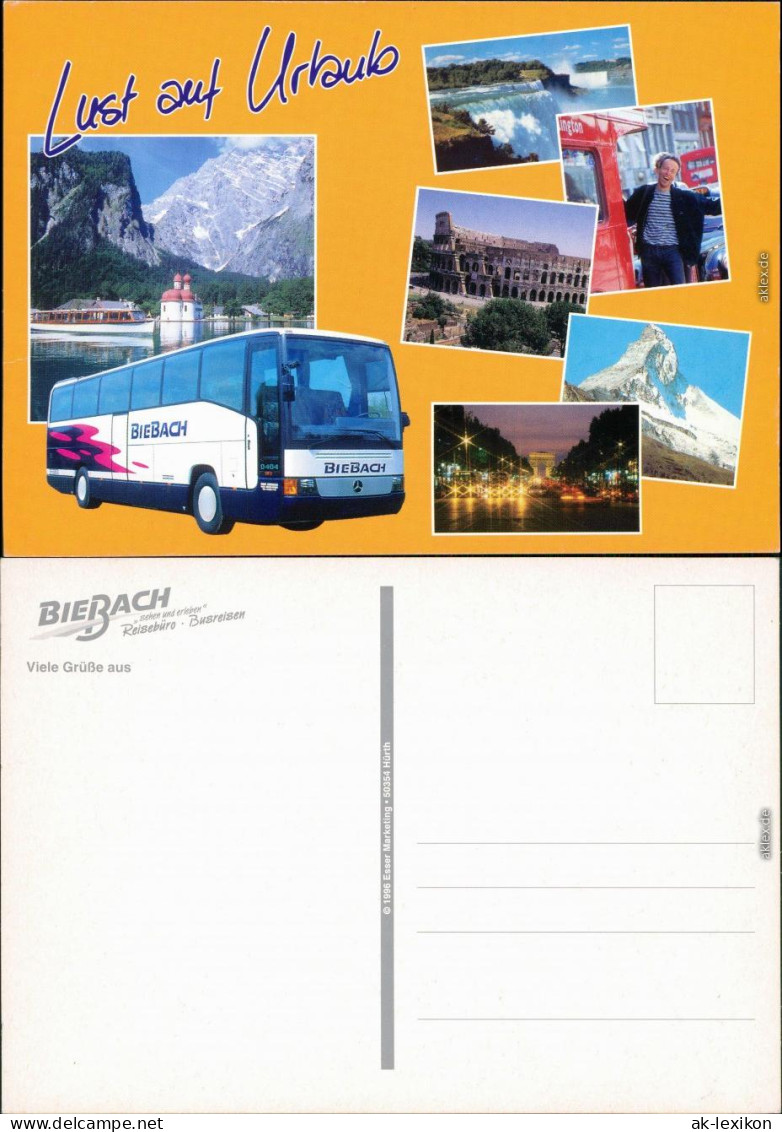 Ansichtskarte  Busreisen - Mit Vielen Motiven 1996 - Bus & Autocars