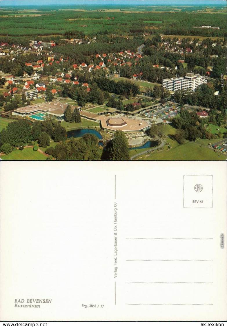 Ansichtskarte Bad Bevensen Luftbild: Kurzentrum 1977 - Bad Bevensen