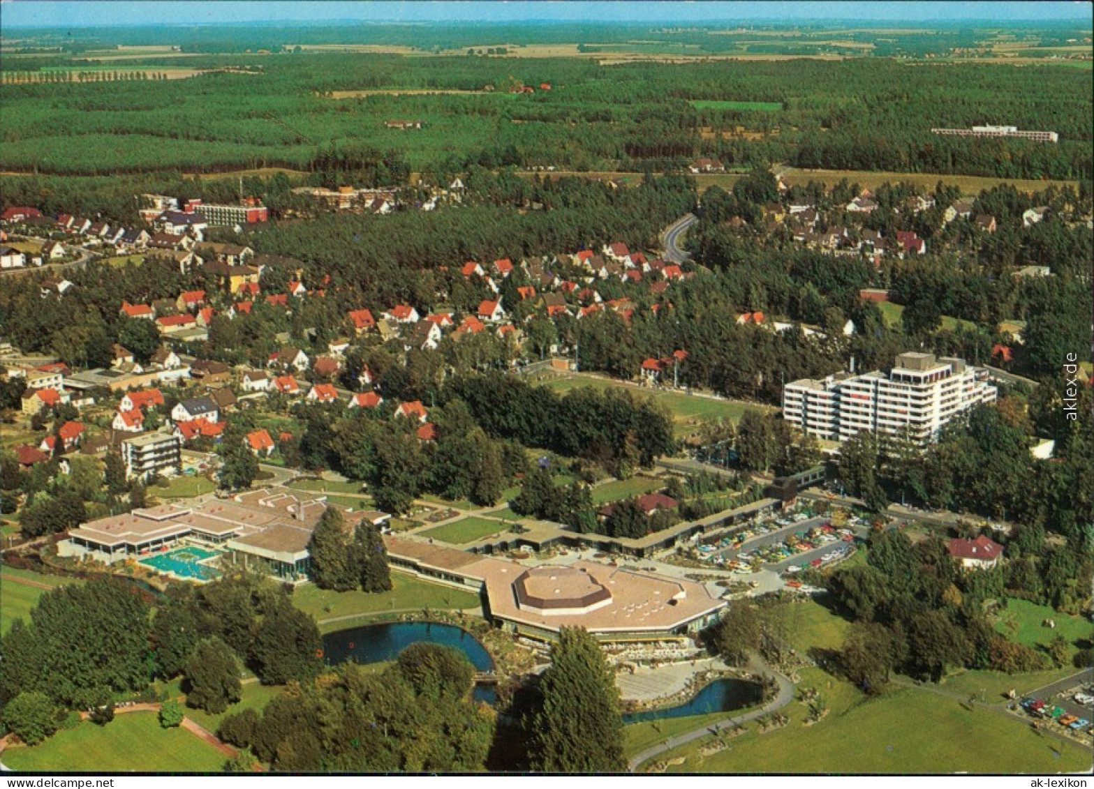 Ansichtskarte Bad Bevensen Luftbild: Kurzentrum 1977 - Bad Bevensen