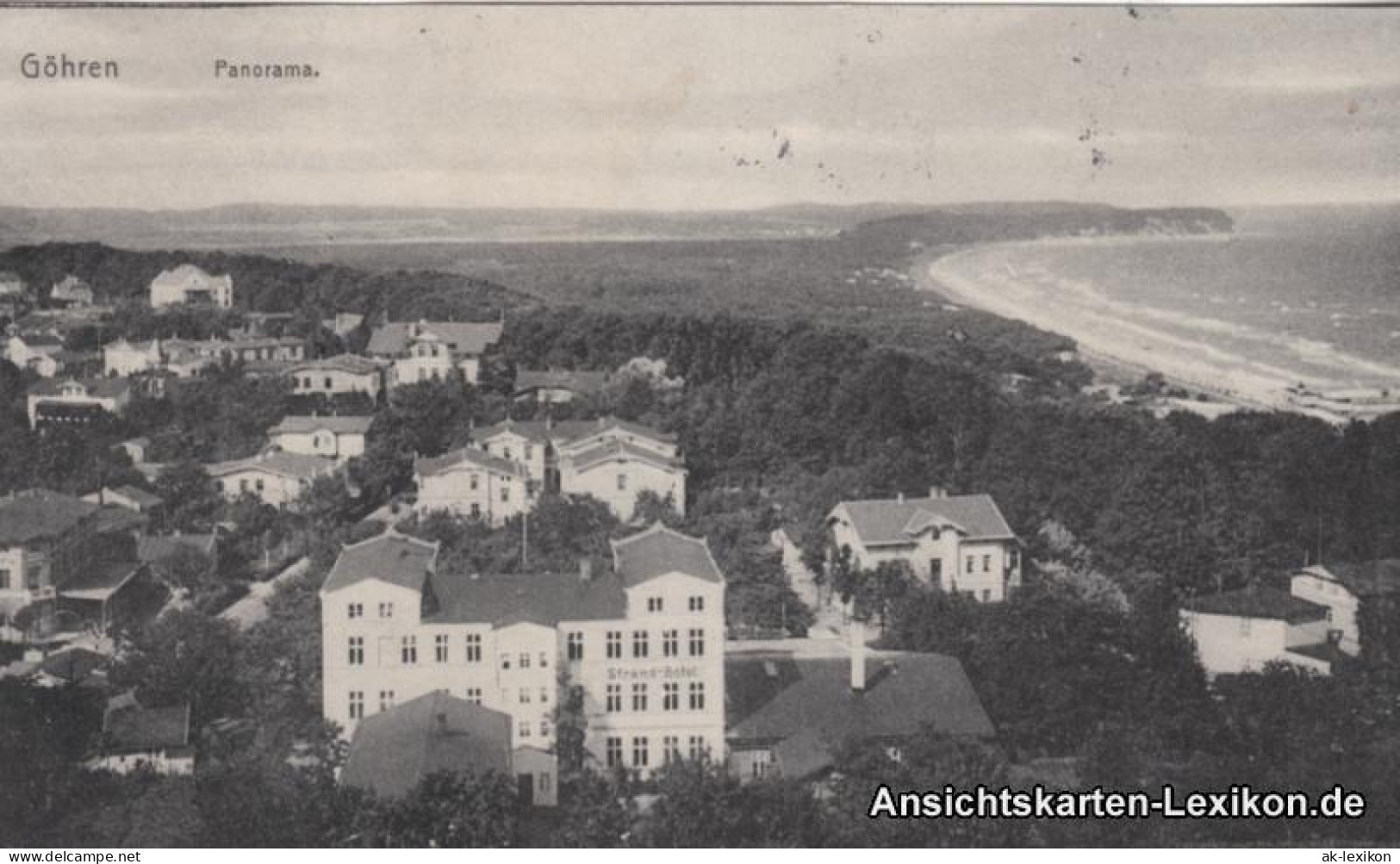 Ansichtskarte Göhren (Rügen) Blick Auf Das Strand-Hotel 1913 - Göhren