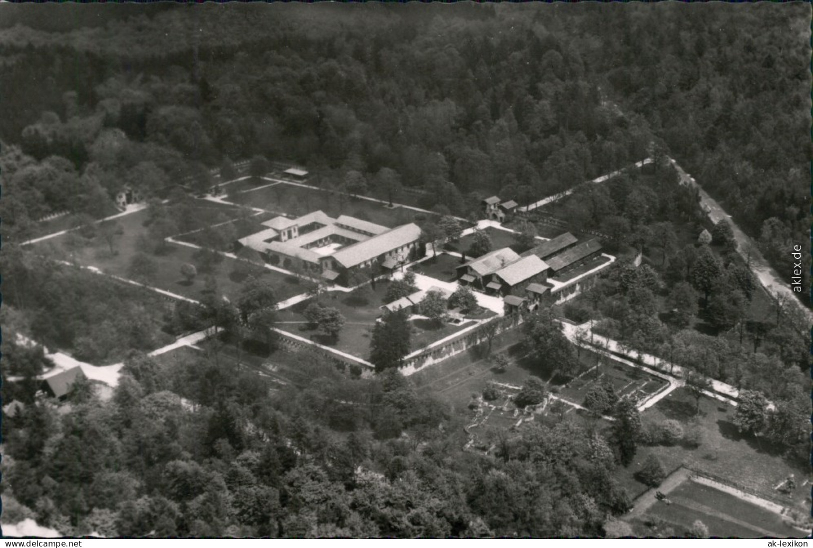 Ansichtskarte Bad Homburg Vor Der Höhe Luftbild Römerkastell 1964 - Bad Homburg