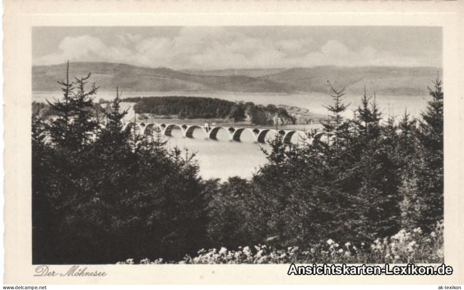 Ansichtskarte Soest Der Möhnsee - Delecker Brücke 1929 - Soest