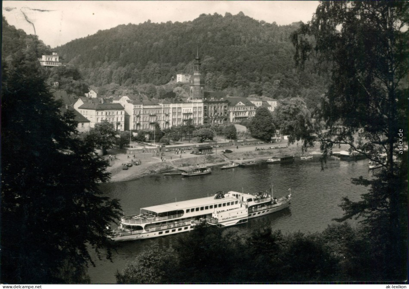 Ansichtskarte Bad Schandau Elbdampfer 1969 - Bad Schandau