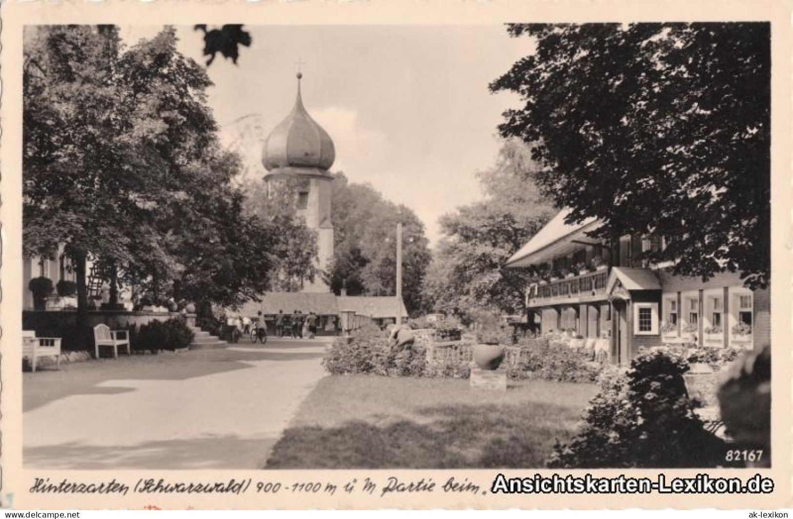 Ansichtskarte Hinterzarten Partie Beim &#34;Adler&#34; 1951 - Hinterzarten
