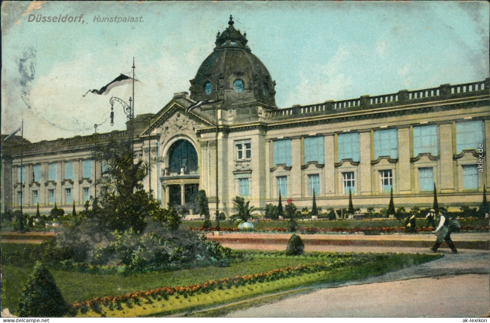 Ansichtskarte Düsseldorf Kunstpalast 1909 - Duesseldorf