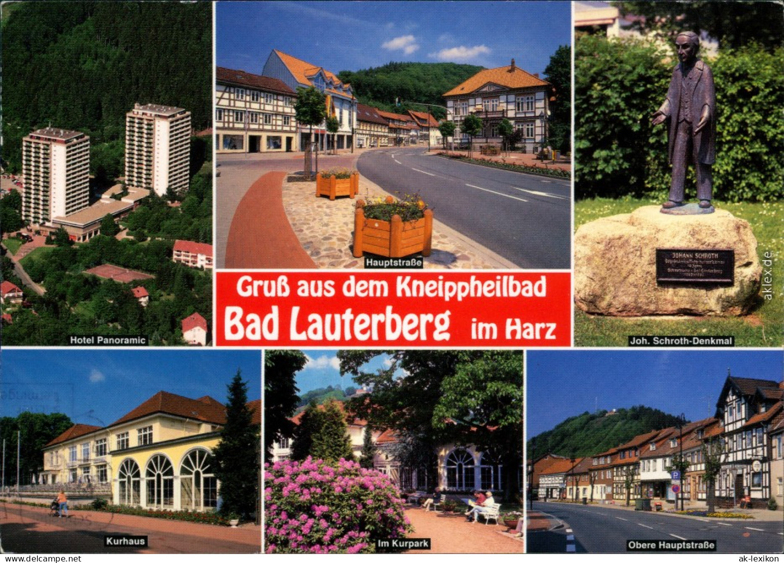 Bad Lauterberg Im Harz Luftbild Vom Hotel Panoramic, Hauptstraße  Kurpark 2001 - Bad Lauterberg