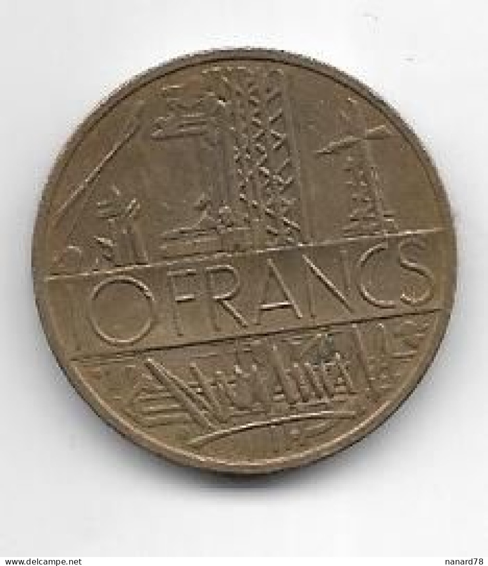 10 Francs 1980 - Otros & Sin Clasificación