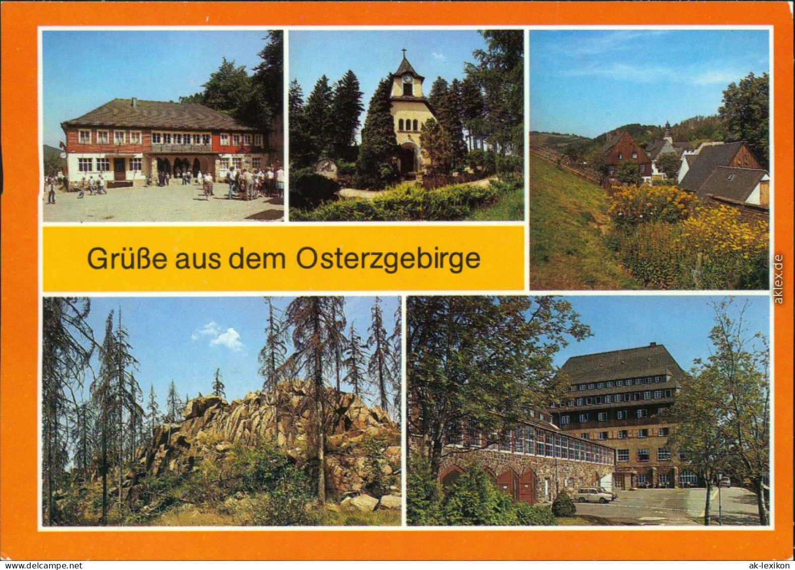 Bärenburg Altenberg (Erzgebirge) Kipsdorf - Bahnhof, Bärenburg - Geising   1987 - Altenberg