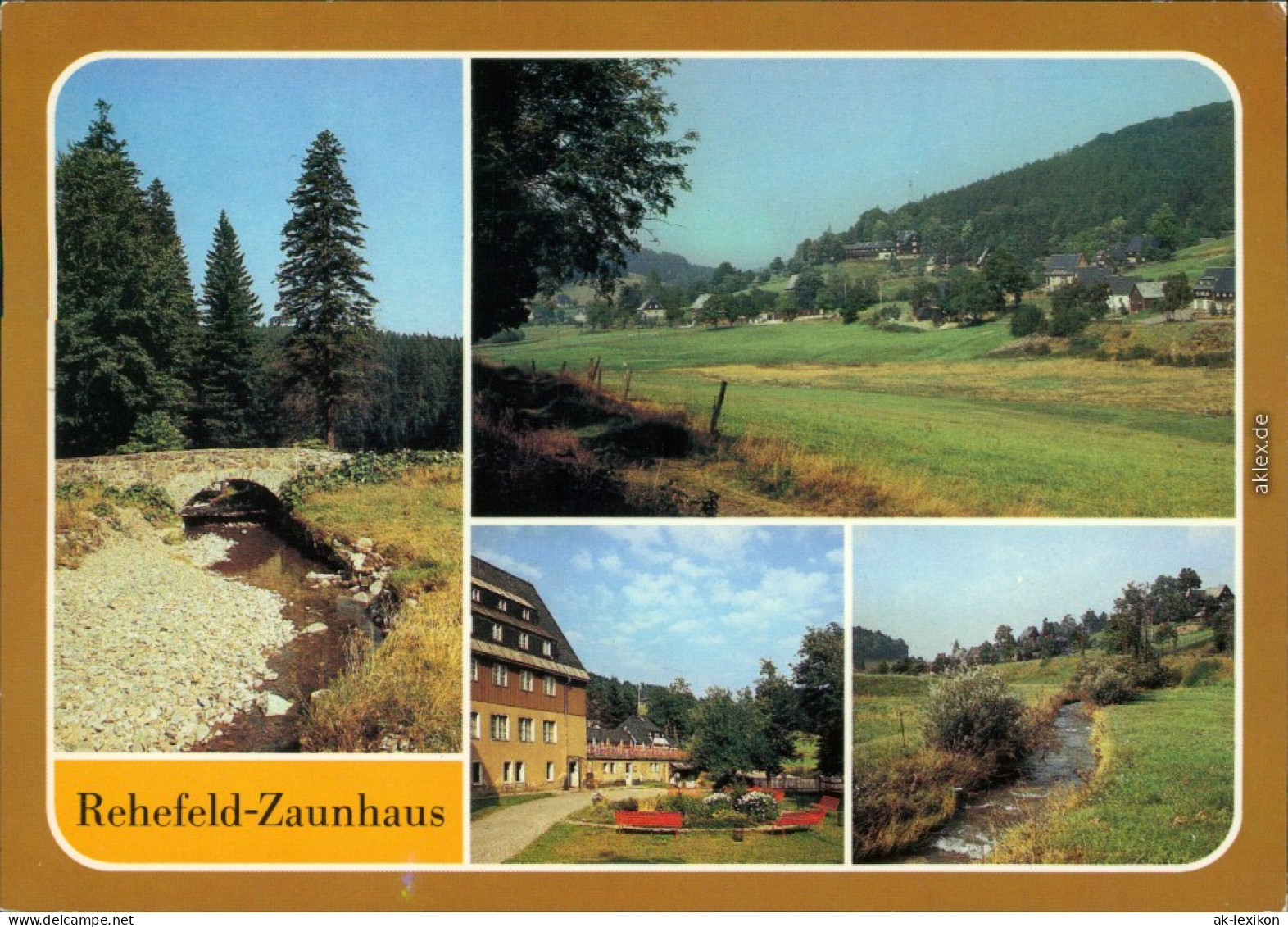 Rehefeld Zaunhaus Altenberg (Erzgebirge FDGB-Erholungsheim "Aufbau" 1986 - Altenberg