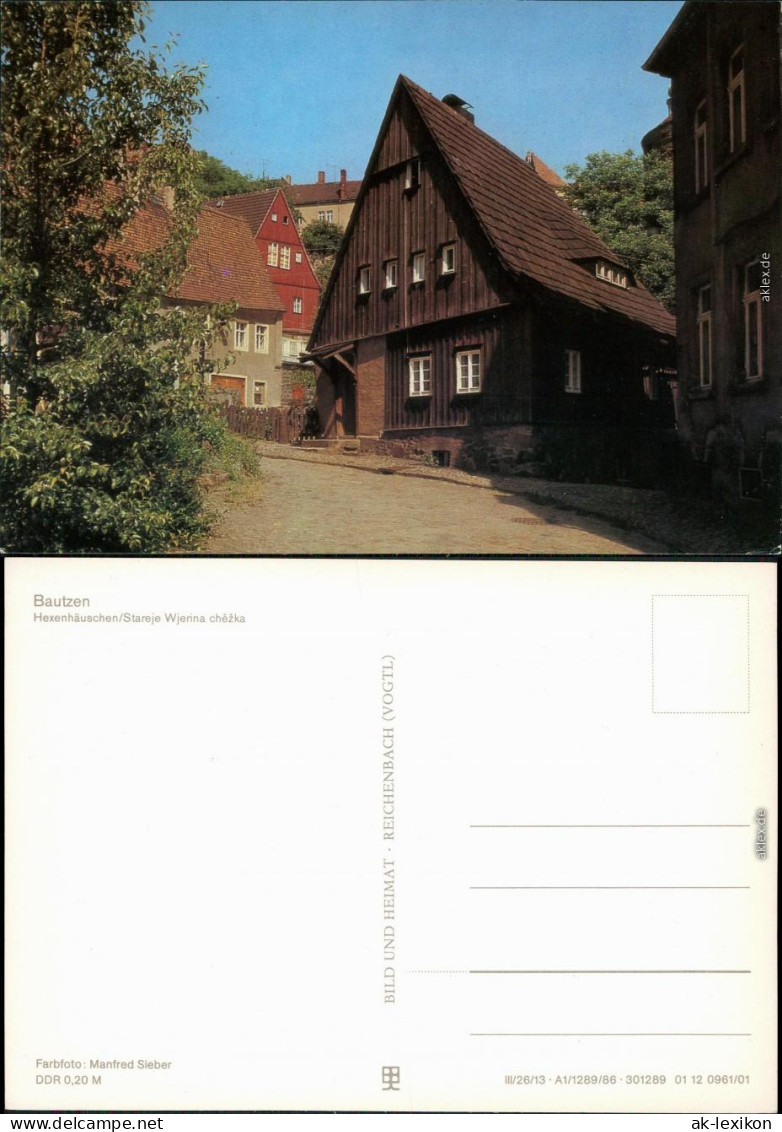 Bautzen Budyšin Hexenhäusl Ansichtskarte 1986 - Bautzen