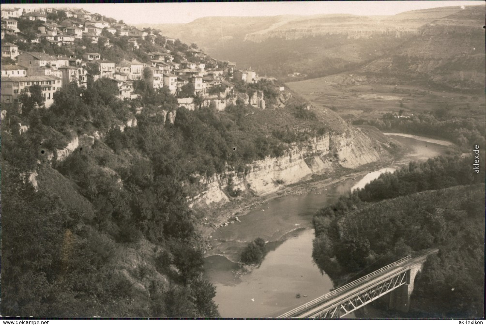 Weliko Tarnowo Велико Търново Blick Auf Stadt Und Fluss 1928 - Bulgarie