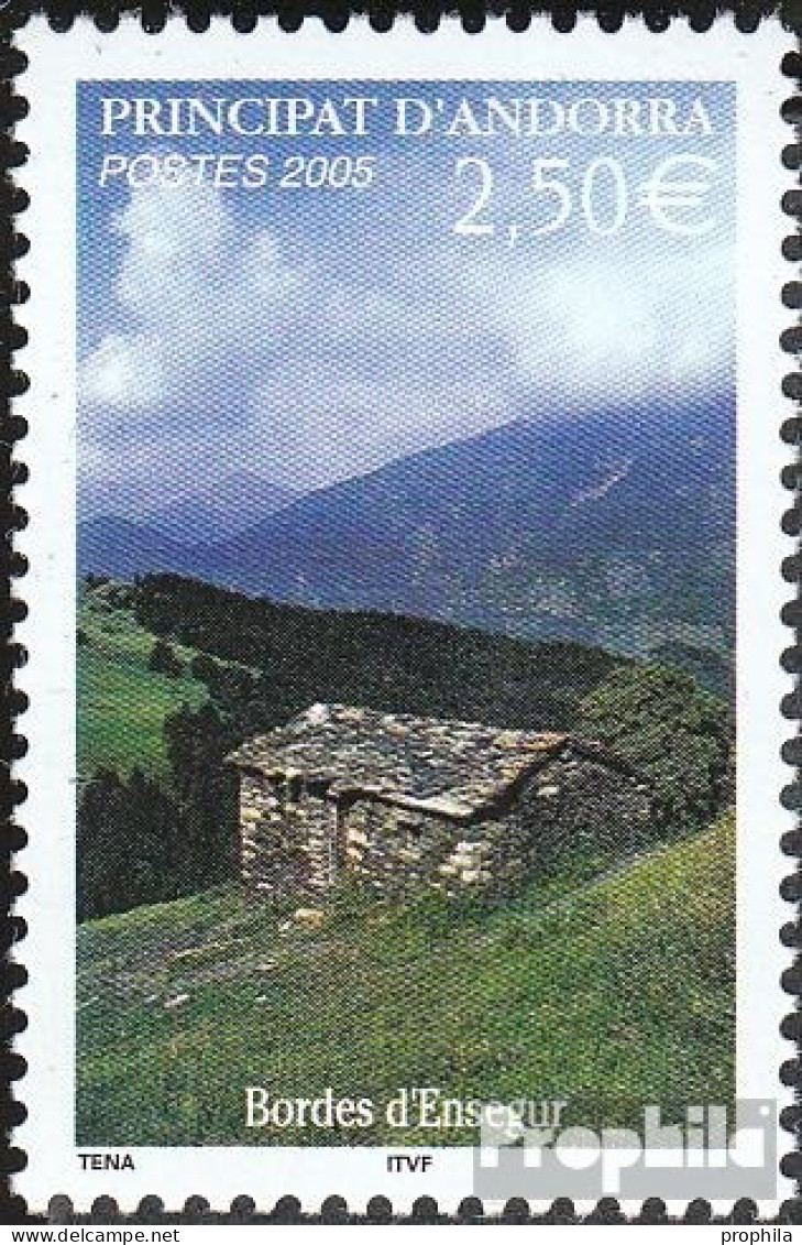 Andorra - Französische Post 634 (kompl.Ausg.) Postfrisch 2005 Kultur - Ongebruikt