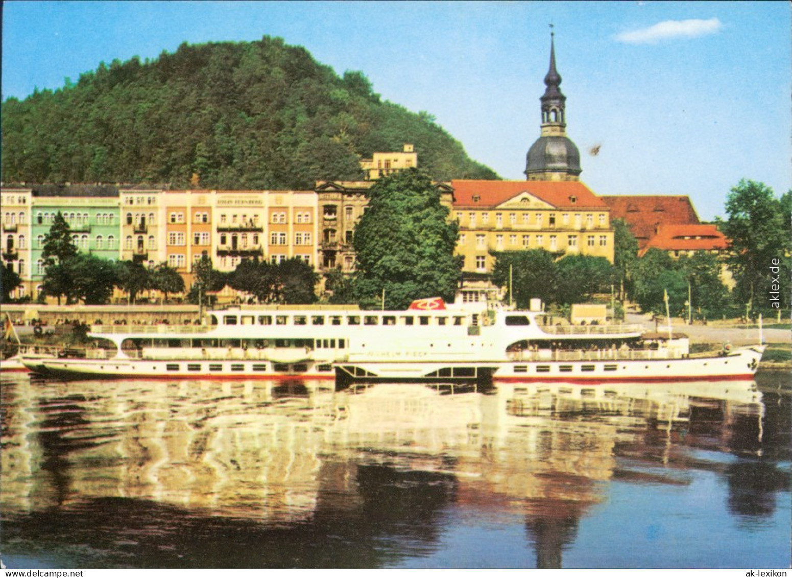 Bad Schandau Panorama-Ansichten Ansichtskarte 1971 - Bad Schandau