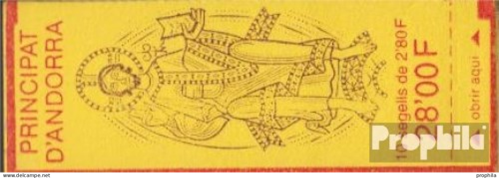 Andorra - Französische Post MH0-5 (kompl.Ausg.) Postfrisch 1993 Wappen - Carnets