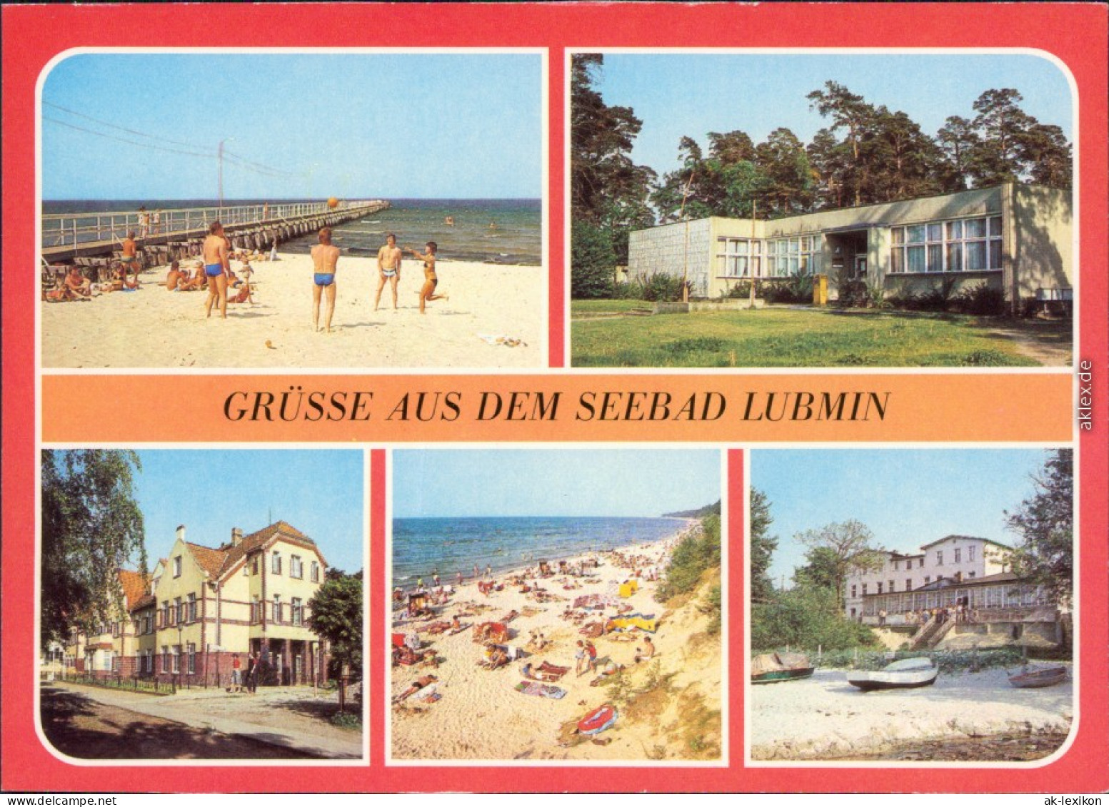 Lubmin Am Strand, Postamt, FDGB_Heim "Philipp Müller", Und "Hotel Am Meer" 1983 - Lubmin