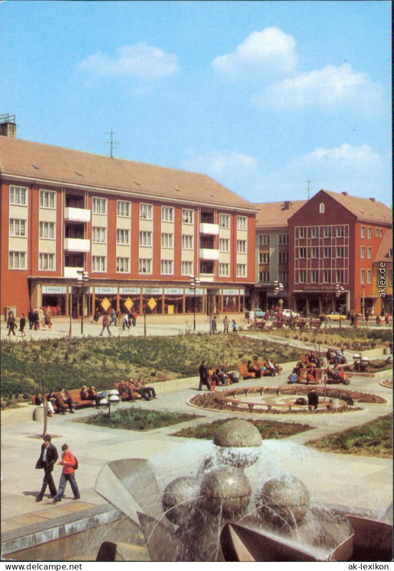 Jena Platz Der Kosmonauten, Belebt Ansichtskarte 1981 - Jena