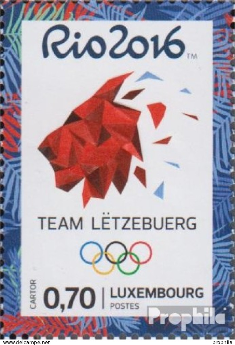 Luxemburg 2088 (kompl.Ausg.) Postfrisch 2016 Olympische Sommerspiele - Neufs
