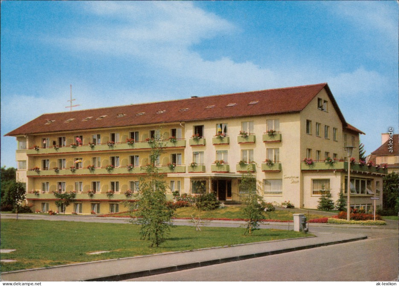 Ansichtskarte Bad Krozingen Sanatorium Siloah - Außenansicht 1971 - Bad Krozingen