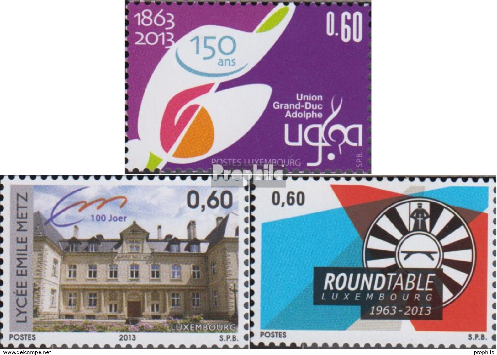 Luxemburg 1963-1965 (kompl.Ausg.) Postfrisch 2013 150 Jahre Musikverband - Ongebruikt