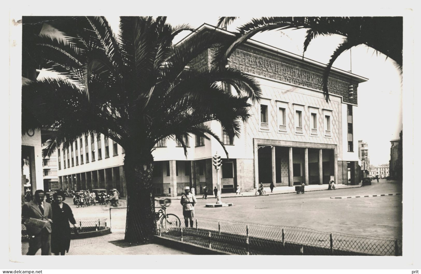 The State Bank Of Morocco, Casablanca 1948 Used Photo Postcard To Helsinki Finland. Publisher La Cigogne, Casablanca - Casablanca