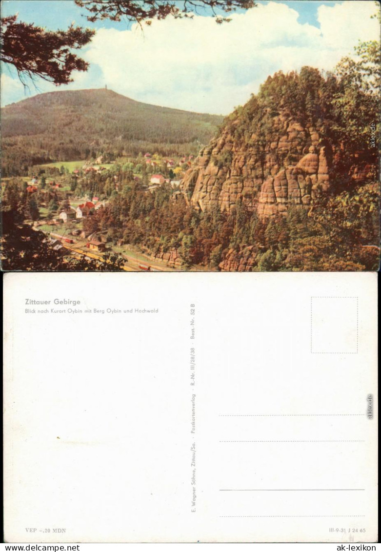 Ansichtskarte Oybin Berg Oybin Und Hochwald 1965 - Oybin