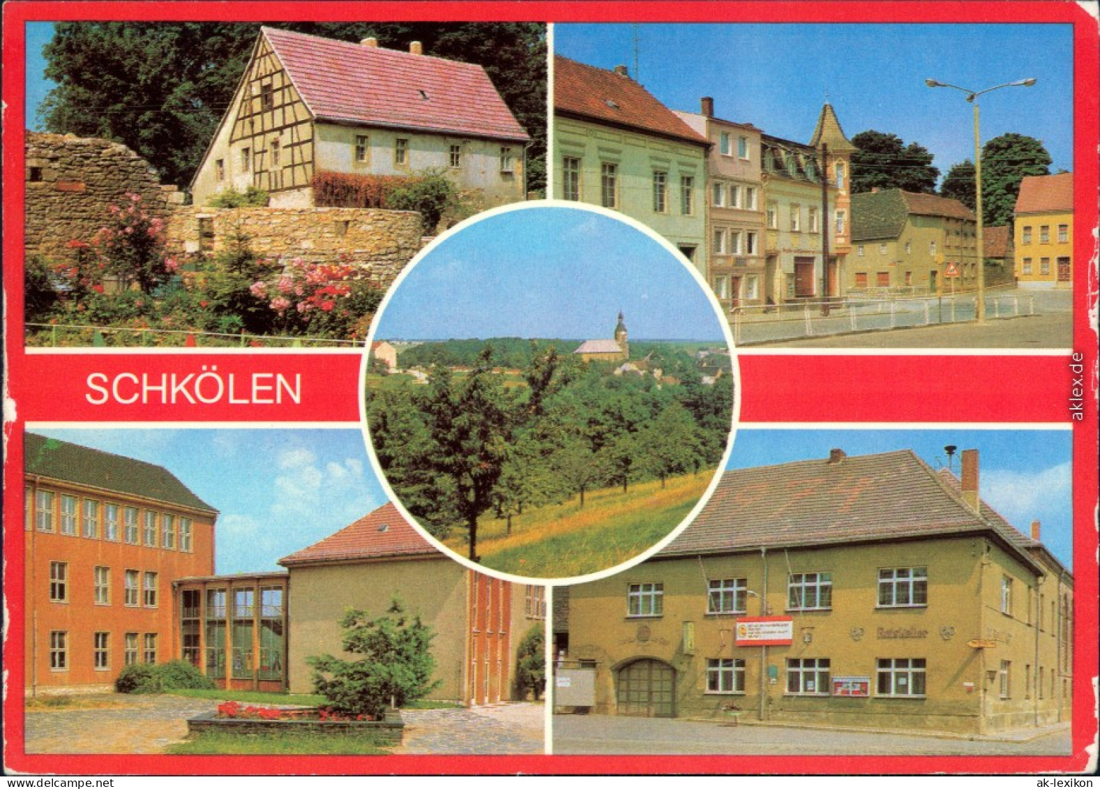 Schkölen Anlage Am Schloß, Taubenherd, Polytechnische Oberschule  1980 - Schkoelen