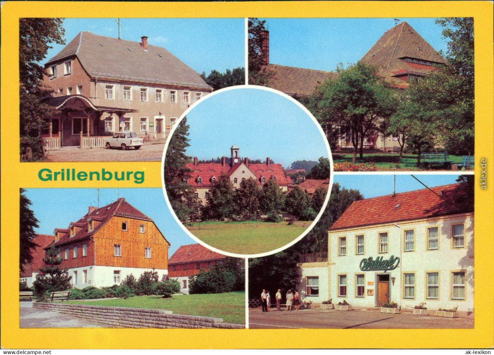 Grillenburg Tharandt Betriebsferienheim, VdN-Heim "Elsa-Fenske    Waldcafé 1981 - Tharandt