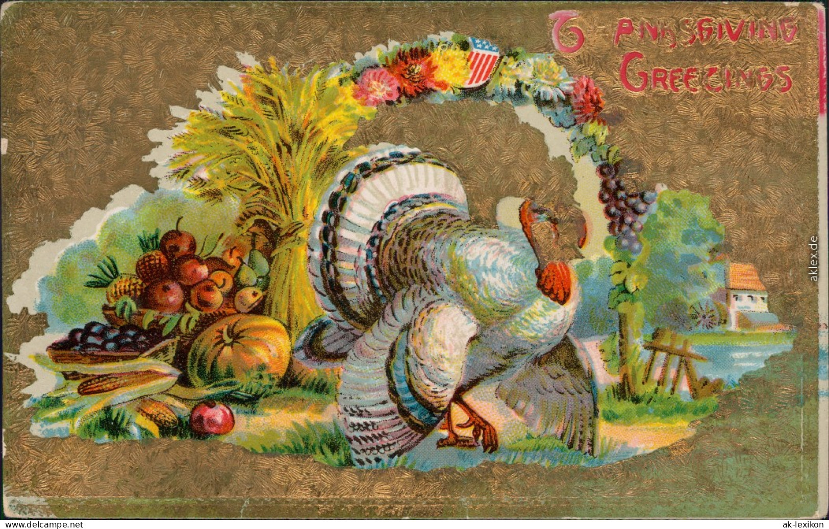  Thanksgiving Greetings: Truthan Goldrand 1908 Goldrand - Giorno Del Ringraziamento