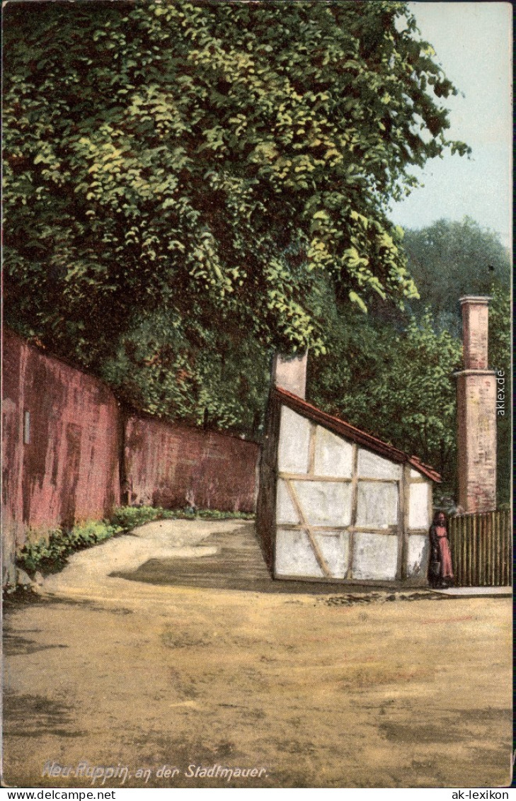 Neuruppin An Der Stadtmauer Ansichtskarte  1930 - Neuruppin