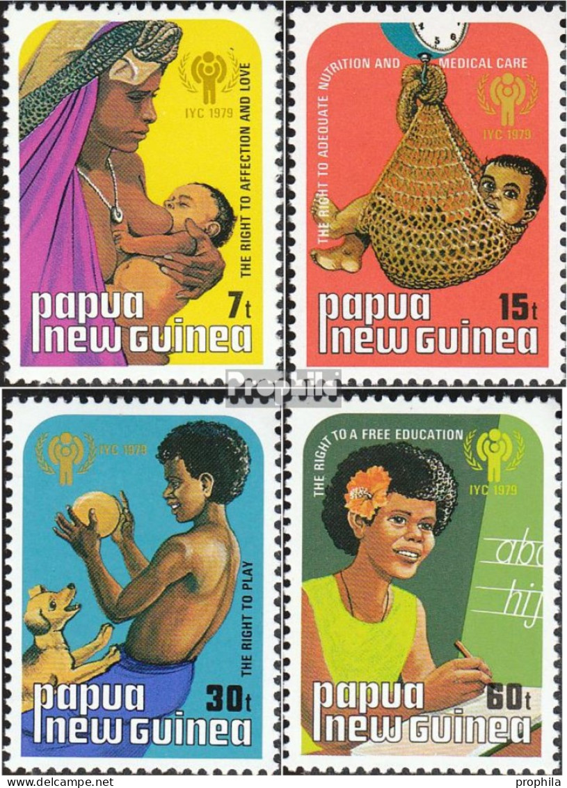 Papua-Neuguinea 377-380 (kompl.Ausg.) Postfrisch 1980 Kinderjahr - Papoea-Nieuw-Guinea