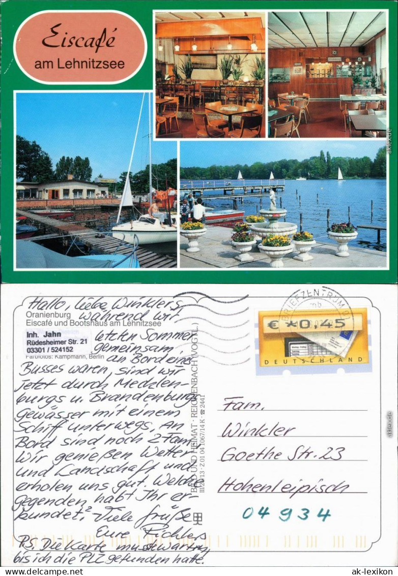 Oranienburg Eiscafé Und Bootshaus - Außen- Und Innenansicht Am Lehnitzsee 2007 - Oranienburg