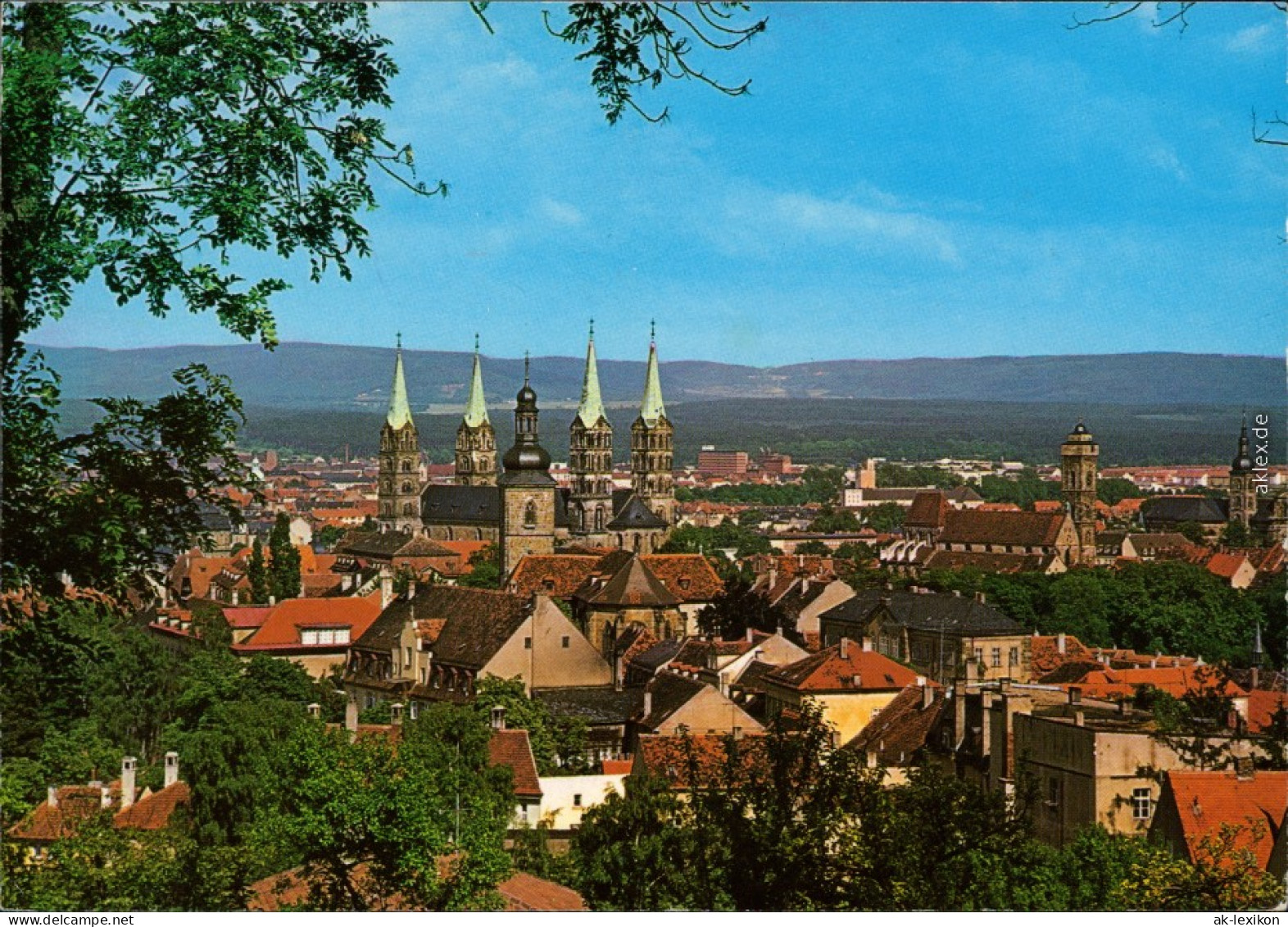Ansichtskarte Bamberg Panorama-Ansicht Mit Kirche Im Zentrum 1987 - Bamberg