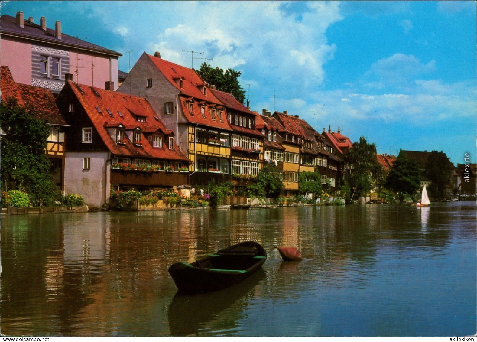 Ansichtskarte Bamberg Klein Venedig Mit Fachwerkhäuser 1987 - Bamberg