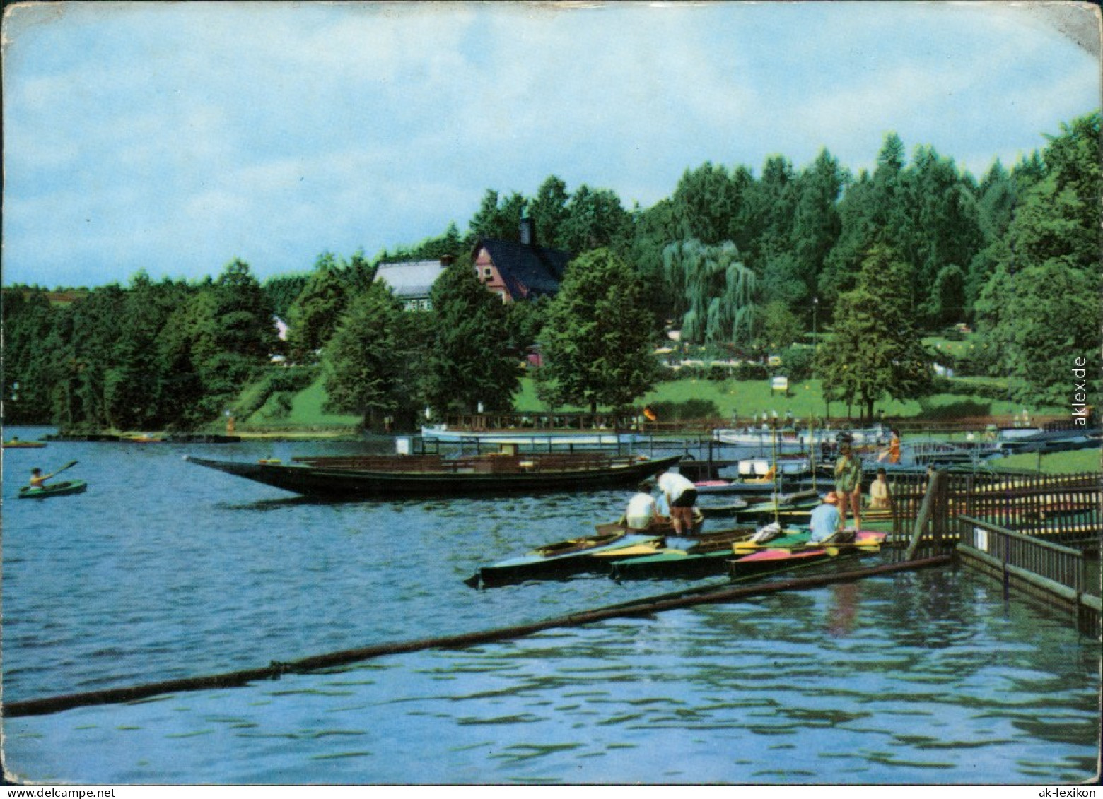 Lauenhain-Mittweida Talsperre Kriebstein / Zschopautalsperre Mit Ruderern 1970 - Mittweida