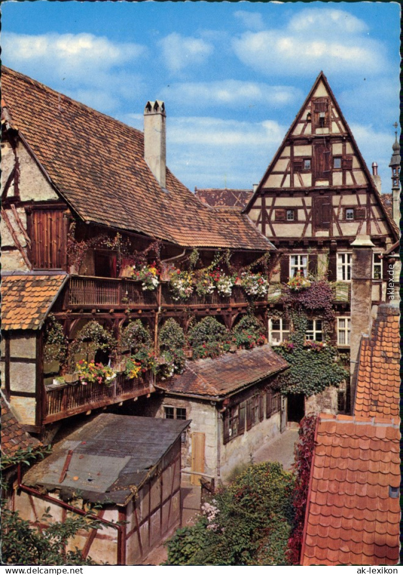 Ansichtskarte Dinkelsbühl Hotel Hezelhof 1960 - Dinkelsbühl