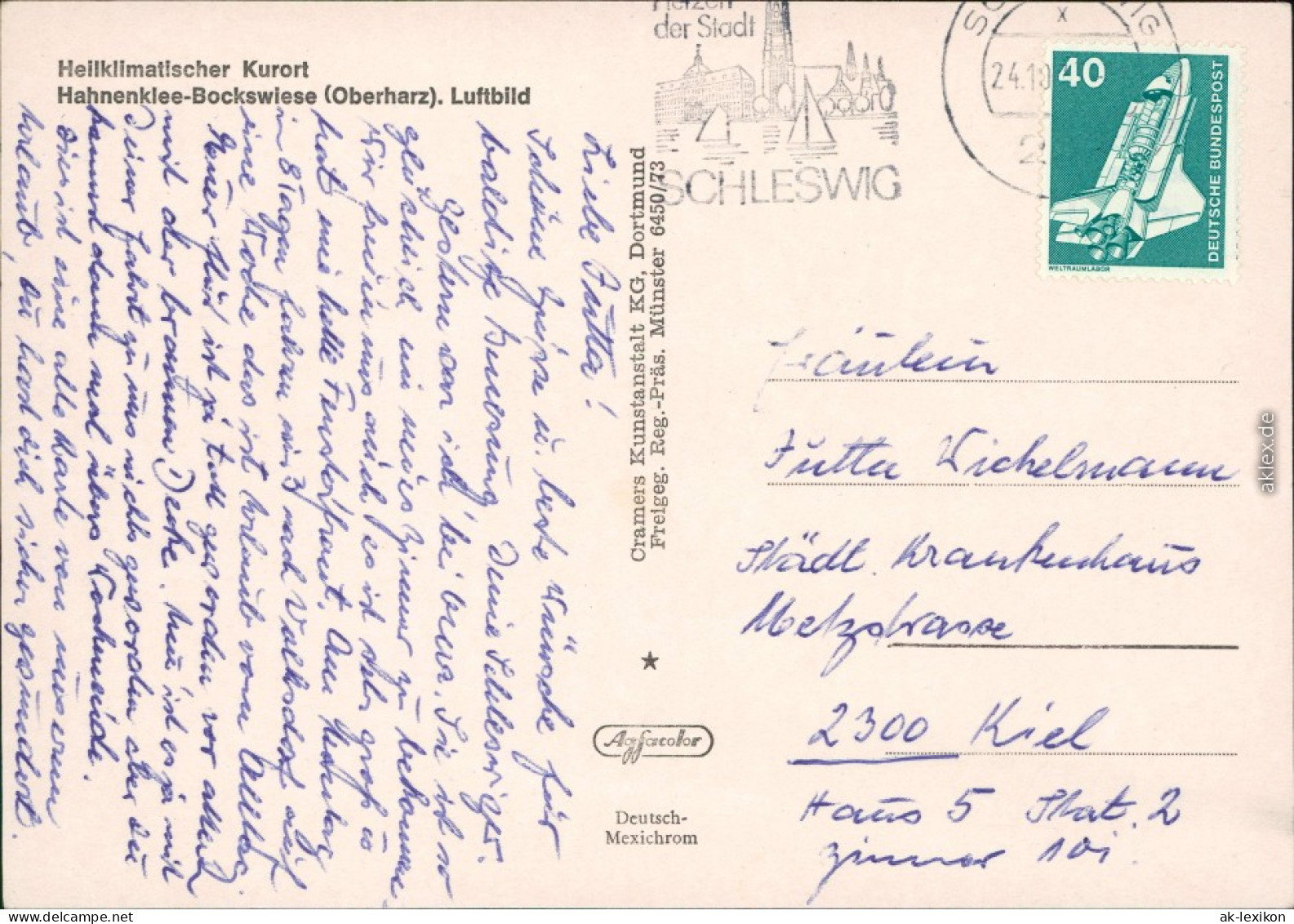 Ansichtskarte Hahnenklee-Bockswiese-Goslar Luftbild 1985 - Goslar