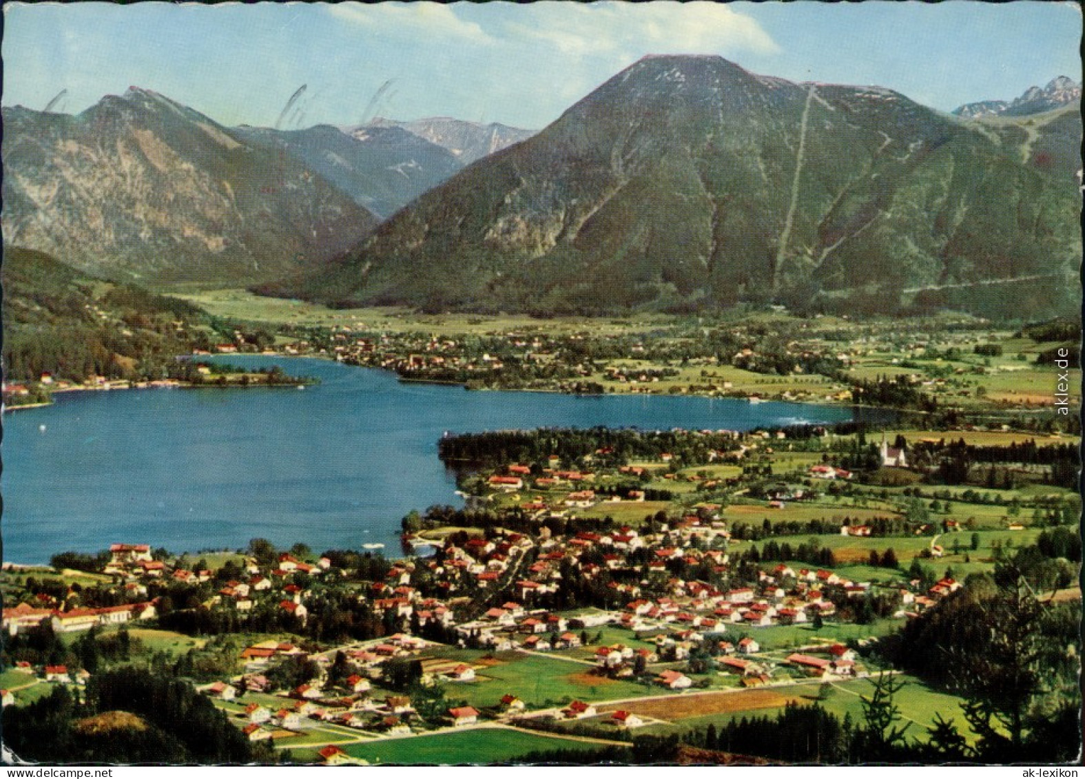 Ansichtskarte Egern-Rottach-Egern Panorama-Ansicht, Tegernsee 1966 - Bad Wiessee