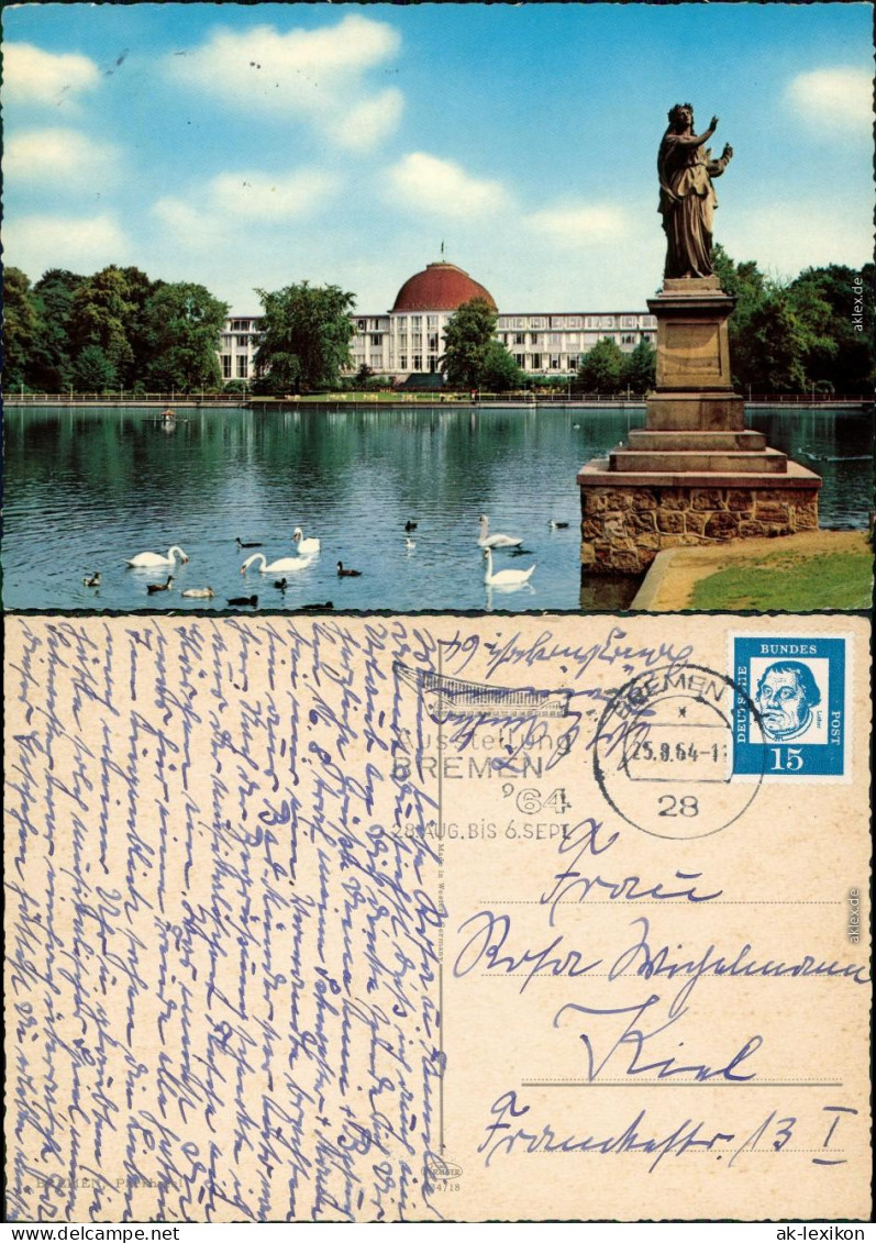 Ansichtskarte Bremen Parkhotel 1964 - Bremen